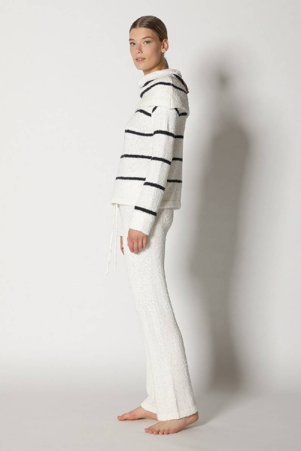 Sminfinity terry tropic stripe drape jumper + terry tropic pants Saisonale Angebote