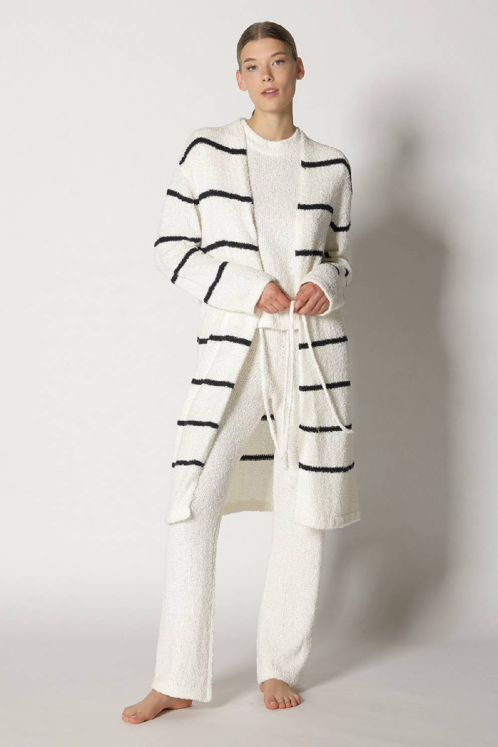 Sminfinity terry tropic stripe coat + terry tropic top + terry tropic pants