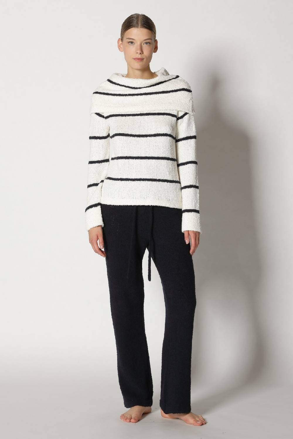 Sminfinity terry tropic stripe drape jumper + terry tropic pants VIP-Rabatte