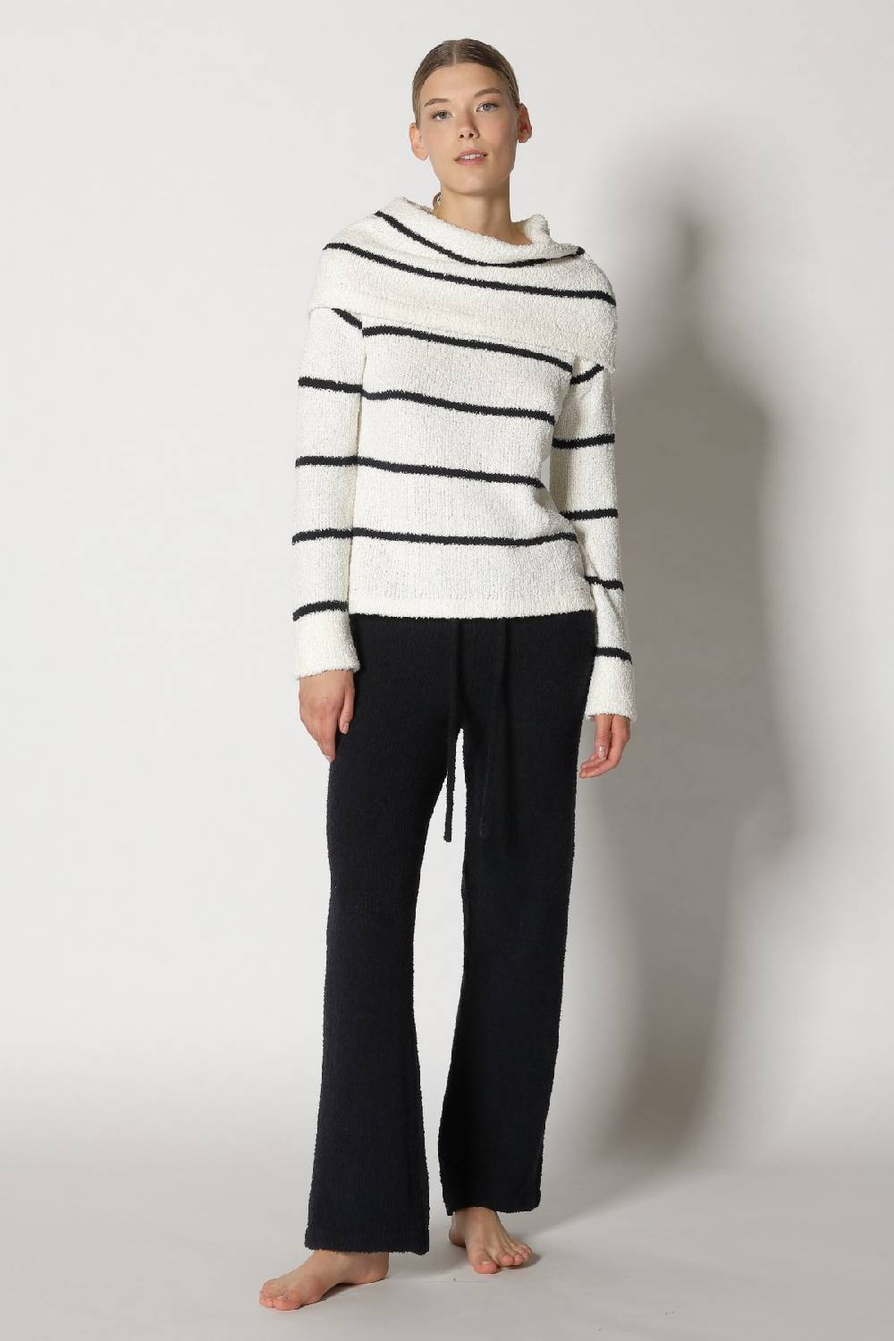 Sminfinity terry tropic stripe drape jumper + terry tropic pants VIP-Rabatte