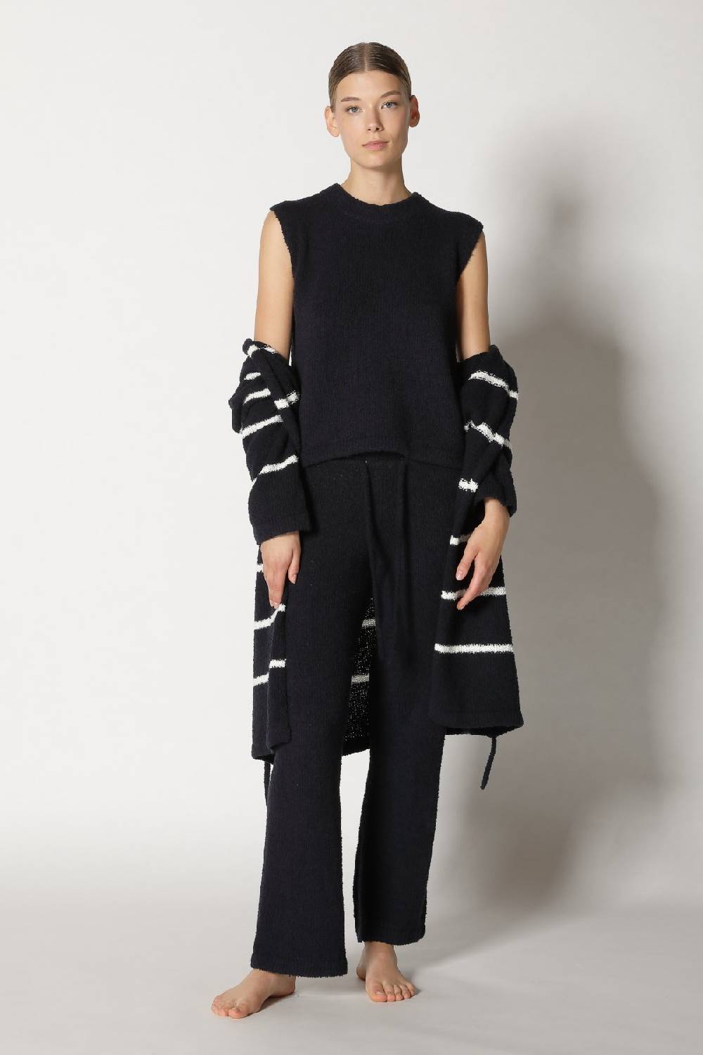 Sminfinity terry tropic stripe coat + terry tropic top + terry tropic pants Kostenlose Rückgabe