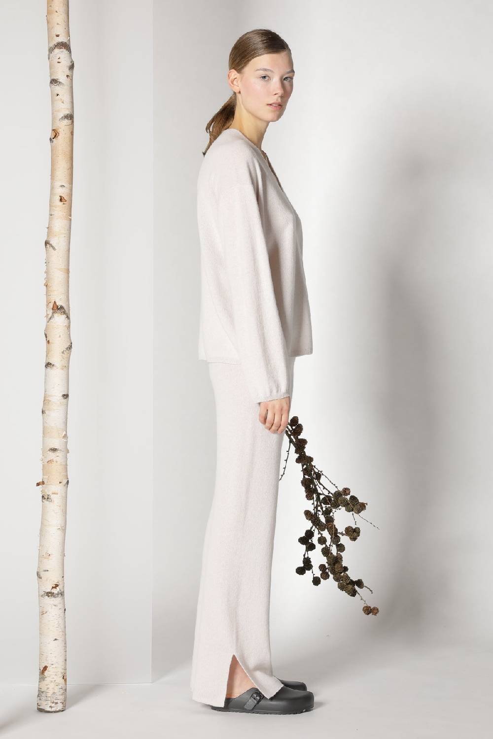 Sminfinity pure V jumper + pure slitted pants Online