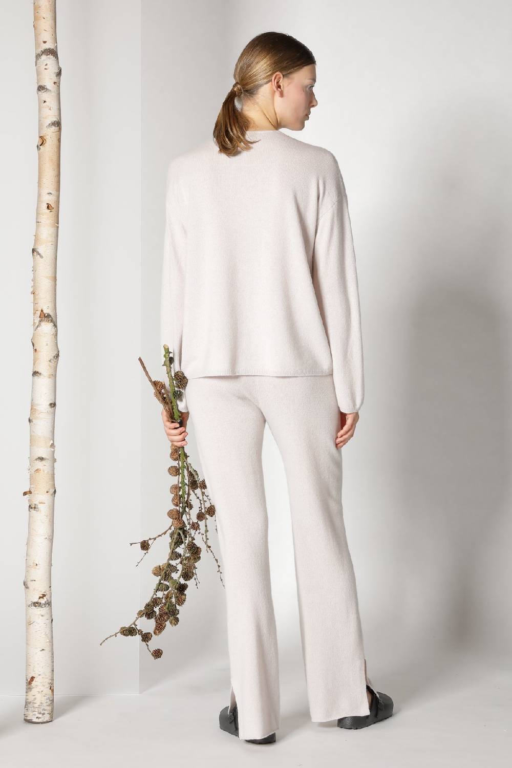 Sminfinity pure V jumper + pure slitted pants Online