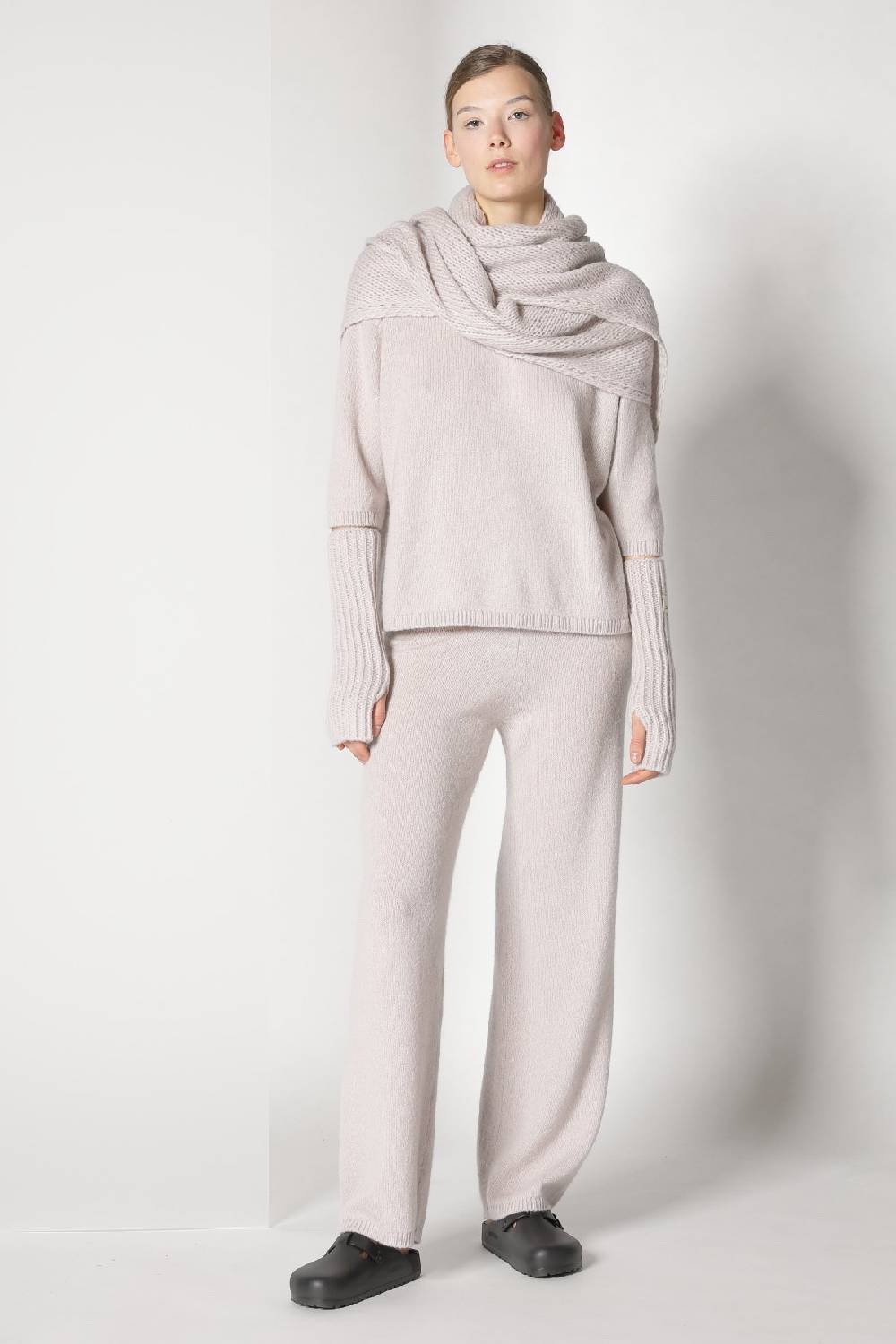 Sminfinity cosy gauntlets + cosy triangle scarf + cosy crew jumper + cosy palazzo pants Günstiger Verkauf