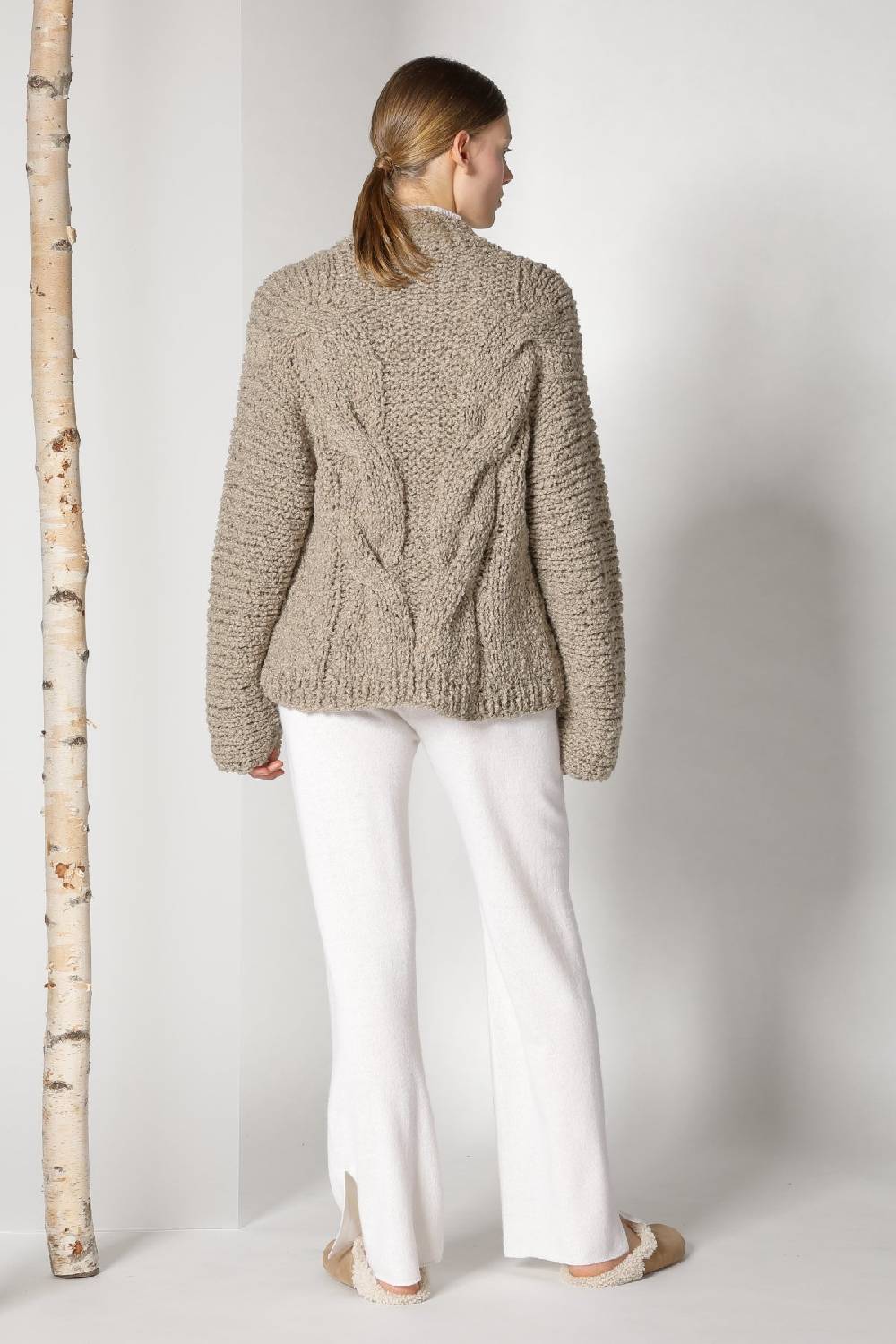Sminfinity handknitted cable jacket Flash Sale
