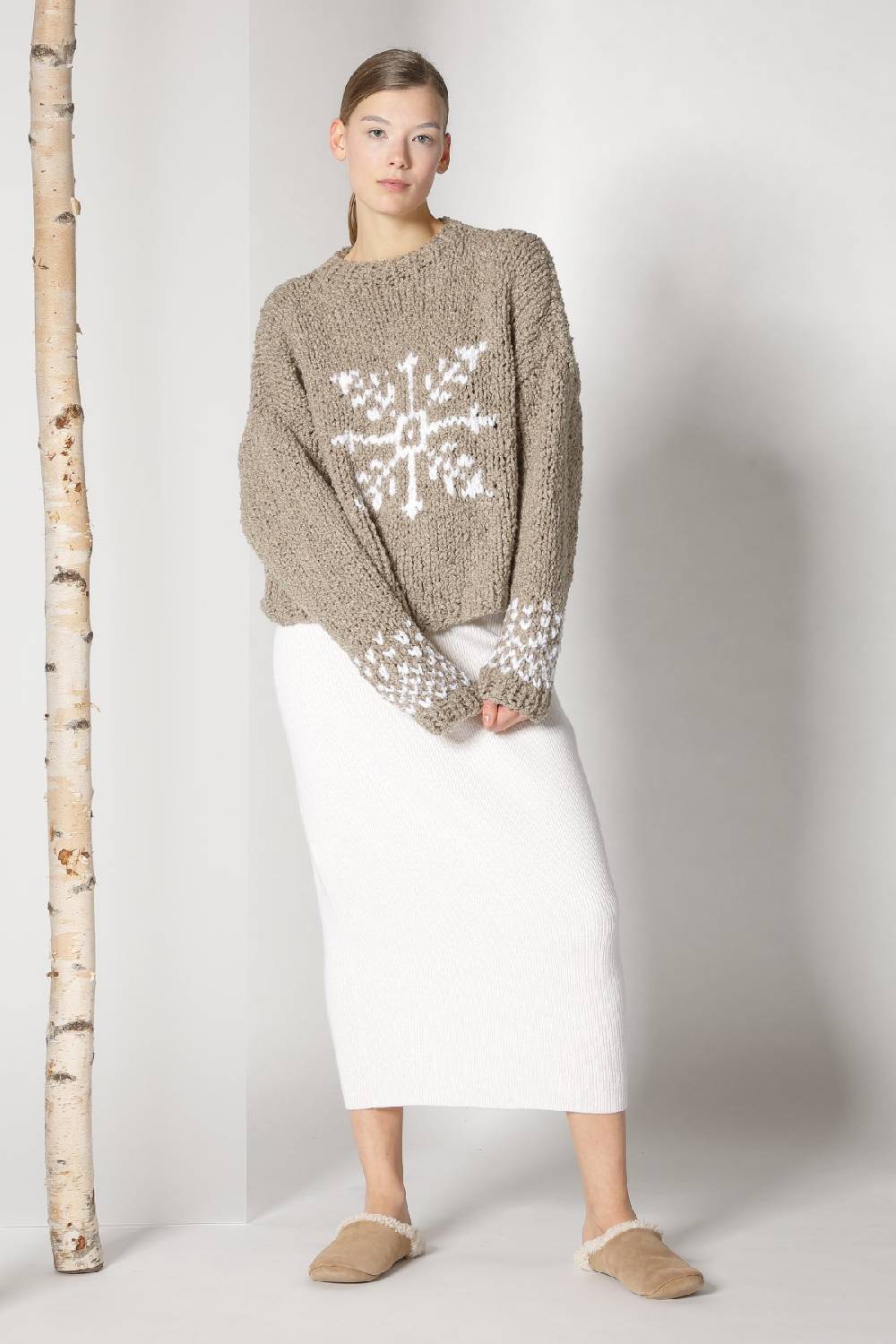 Sminfinity handknitted snowflake jumper Begrenztes Angebot