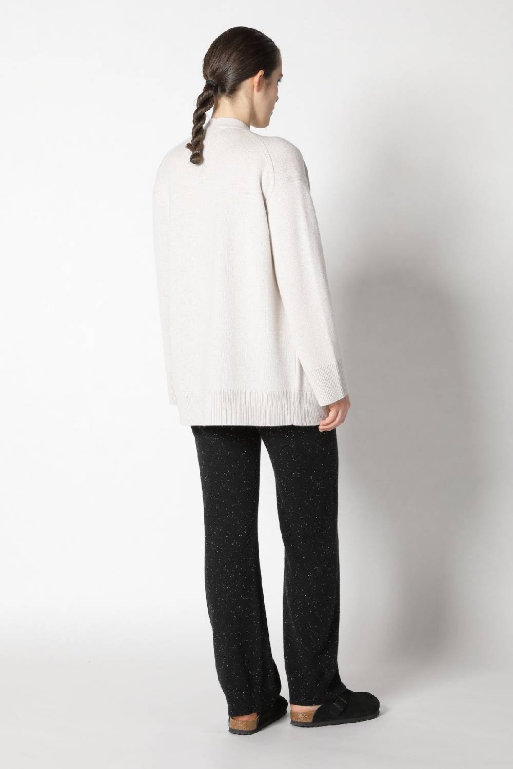 Sminfinity pure long cardy + infinite crew T + infinite palazzo pants Online Shopping