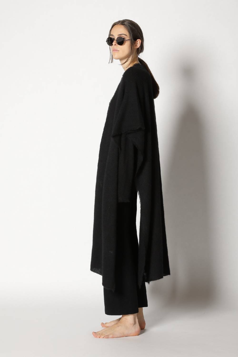 Sminfinity fluffy fringe boatneck + fluffy fringe cape + garter cropped pants Vatertagsangebot