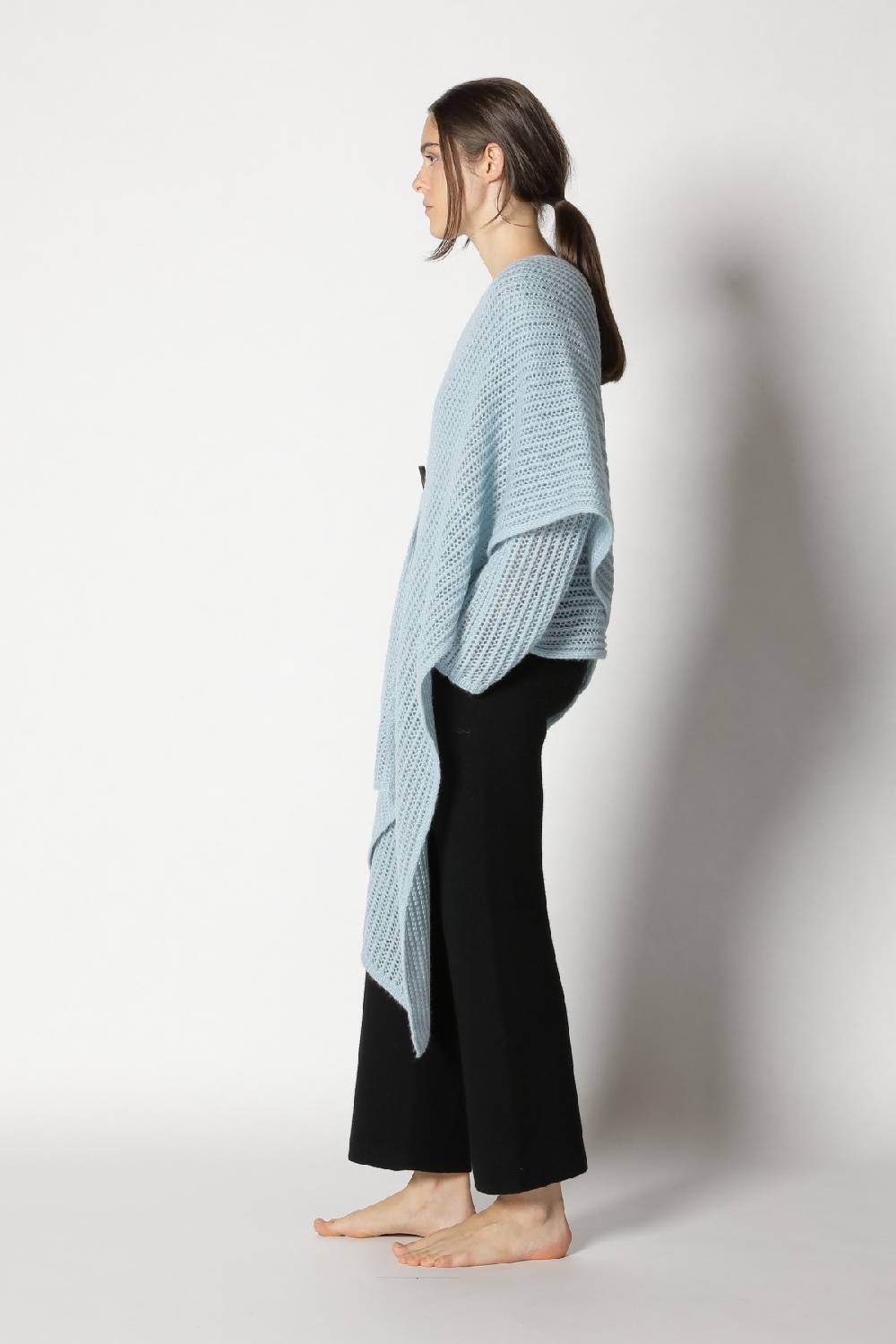 Sminfinity fluffy airy boatneck + fluffy airy plaid + garter cropped pants Lagerräumung