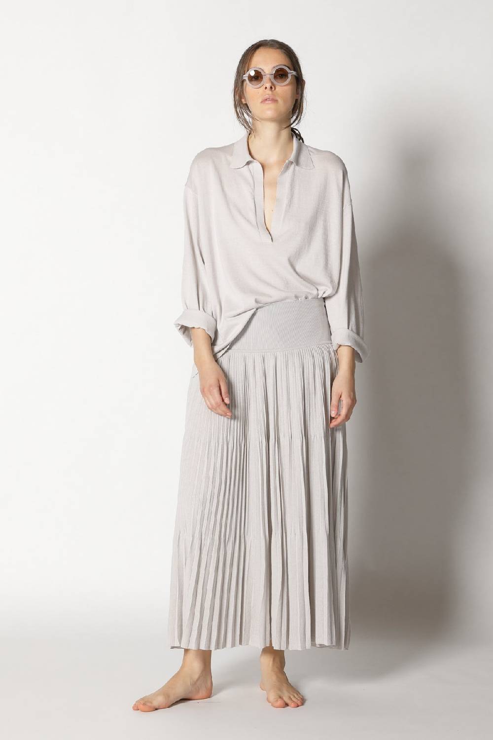 Sminfinity pima shirt + pima pleat skirt im Angebot