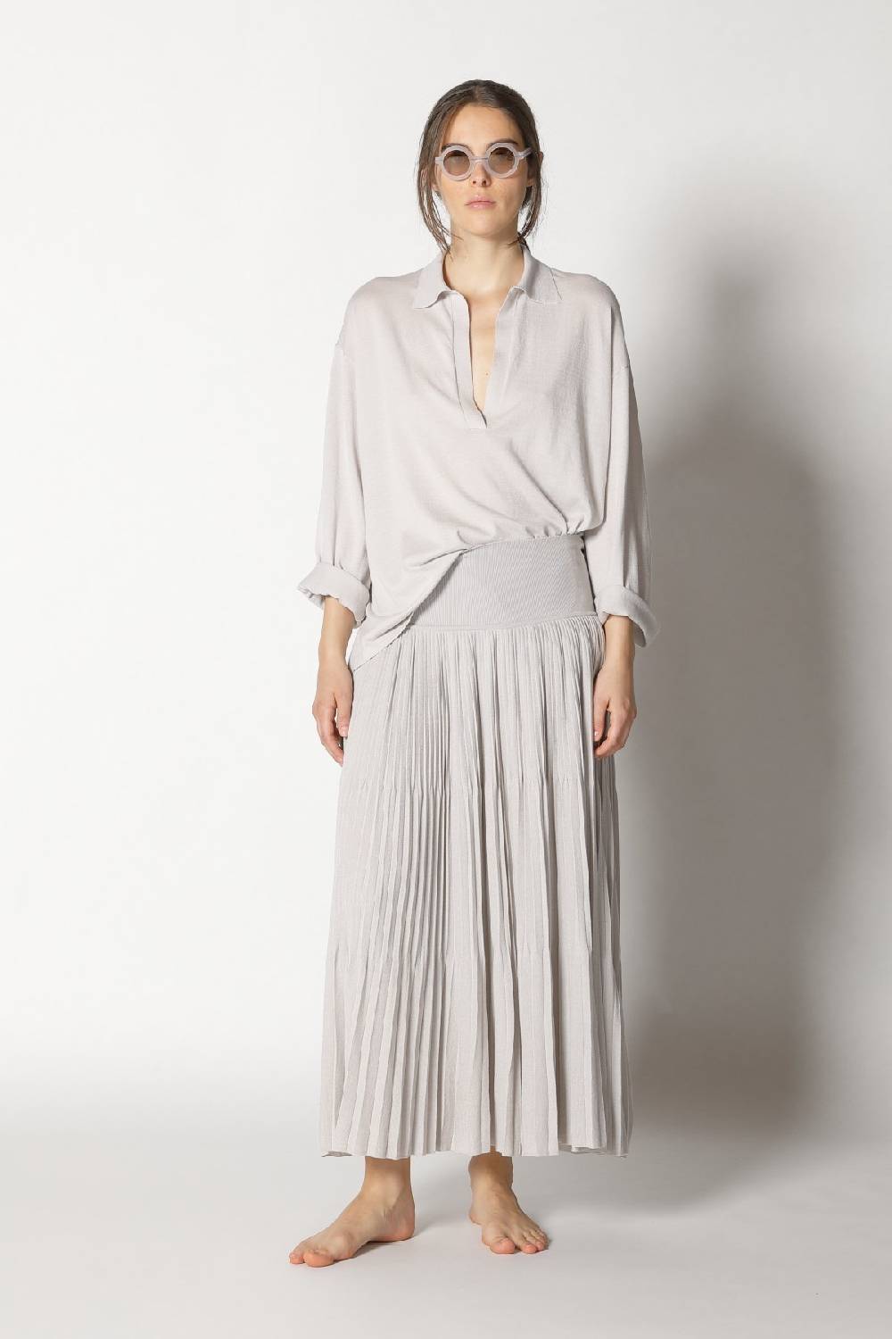 Sminfinity pima shirt + pima pleat skirt im Angebot