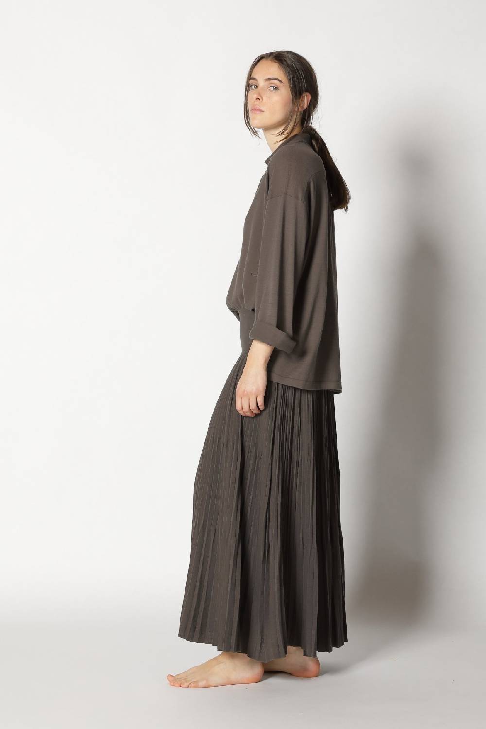 Sminfinity pima shirt + pima pleat skirt Fabrikverkauf