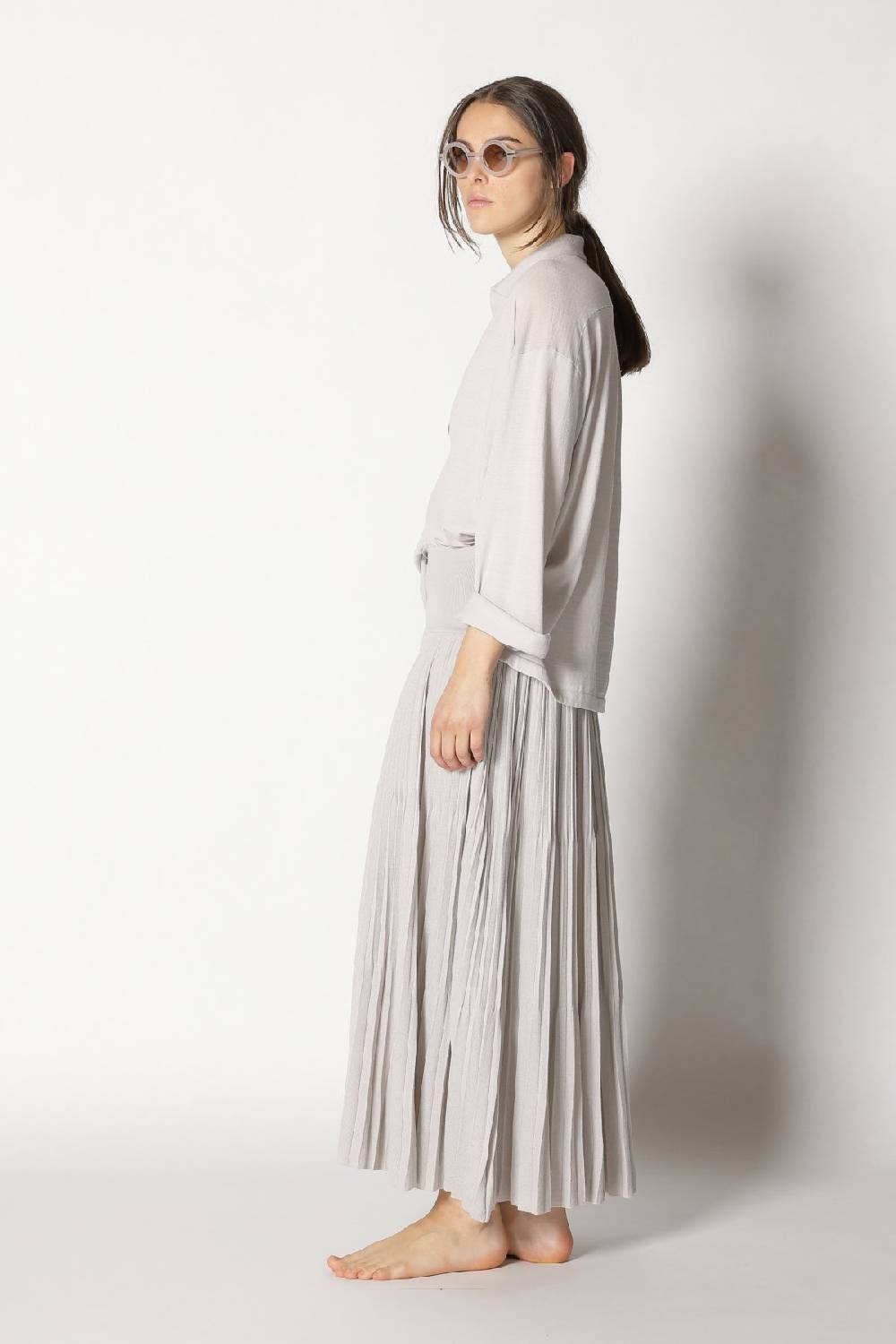 Sminfinity pima shirt + pima pleat skirt Fabrikverkauf