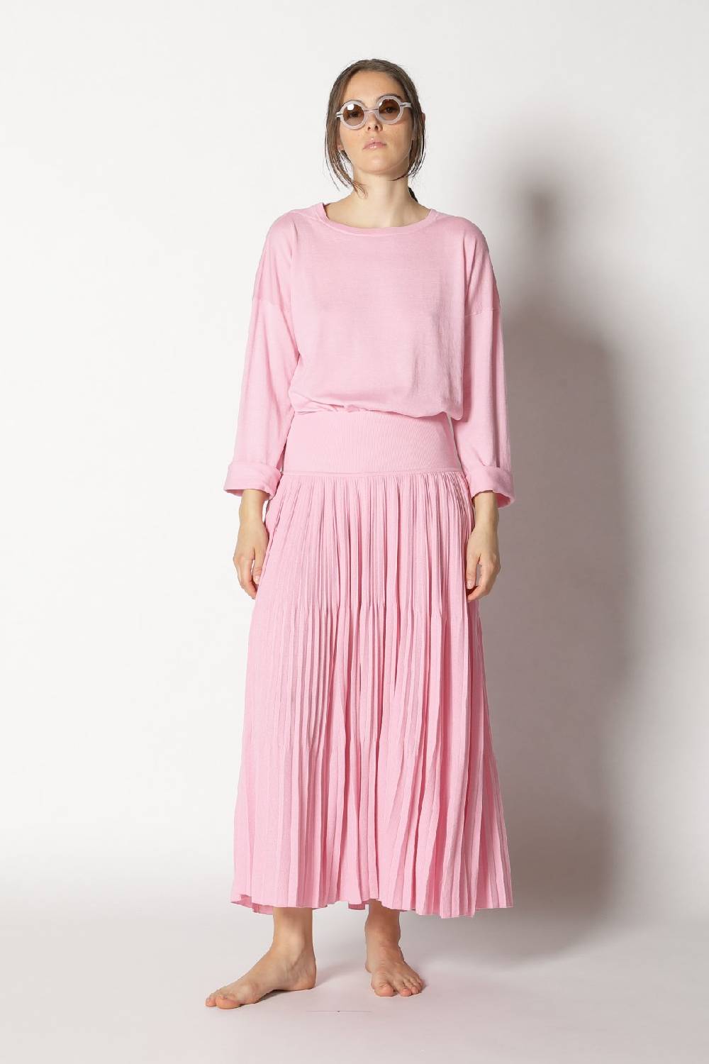 Sminfinity pima boatneck + pima pleat skirt Kostenloser Versand