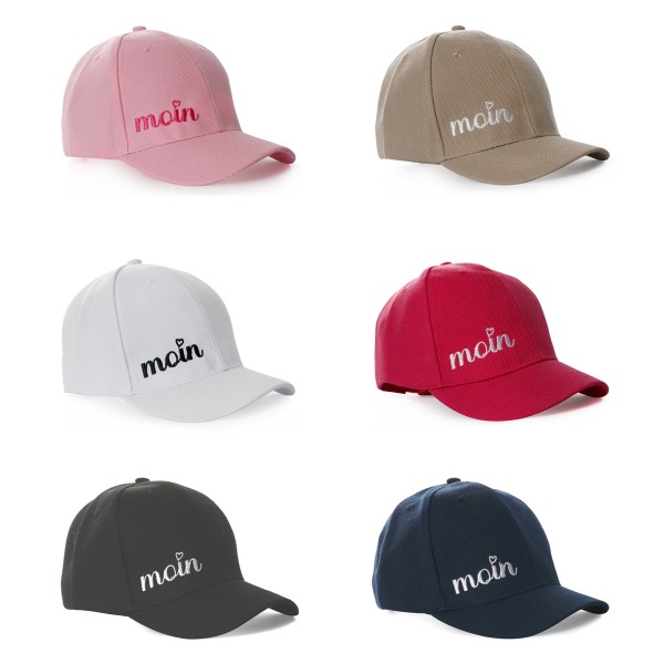 Sonia Originelli Baseball Cap "MOIN Herz" Mütze maritim Snapback Unisex Bestseller