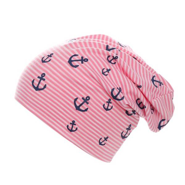 Sonia Originelli Beanie Mütze "Mini Anker Maritim" Streifen Jersey Unisex Begrenzte Freigabe