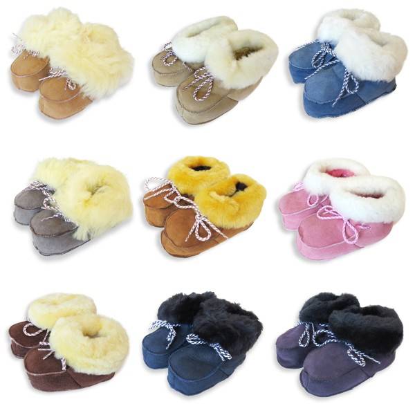 Sonia Originelli Baby Kleinkinder Wildlederhausschuh Schaf Lammfell Leder Bis zu 65% Rabatt