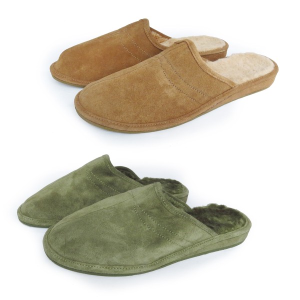 Sonia Originelli Herrenpantoffel Schuhe Schaf Lammfell EVA Sohle Echt Leder Nur noch ein Tag übrig