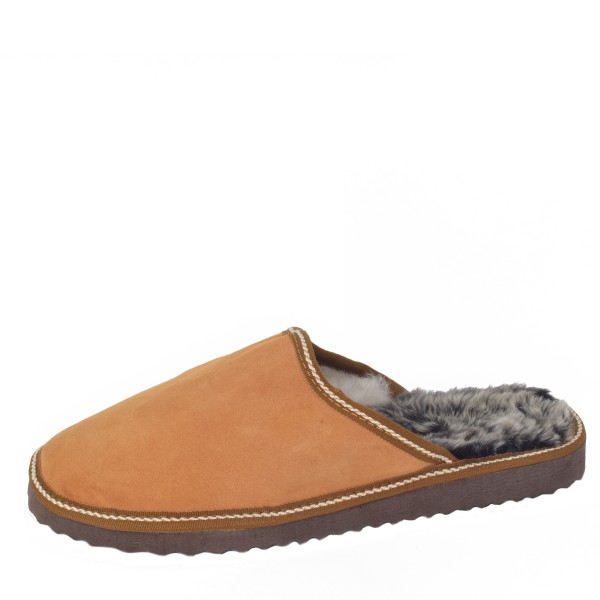 Sonia Originelli Herrenpantoffel Schuhe Schaf Lammfell EVA Sohle Echt Leder Super Rabatt