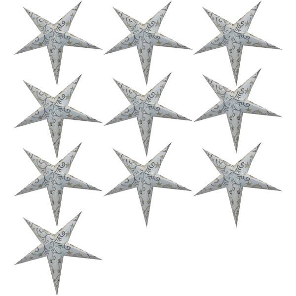 Sonia Originelli 10er Set Mini Weihnachtsstern 10cm Weihnachtsdeko Outlet