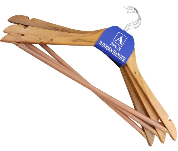 Sonia Originelli 3er SET Kleiderbügel Holz Bügel Kleiderschrank Aufhänger Günstiger Verkauf