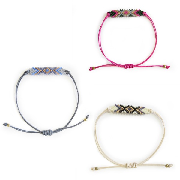 Sonia Originelli Armschmuck Armband "Perlen" Bunt Muster Nickelfrei Cyber Monday
