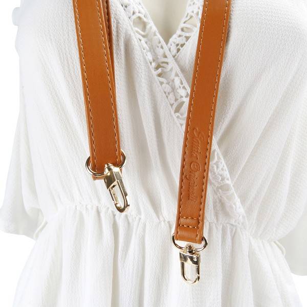 Sonia Originelli Ersatzband Strap PU-Leder zum Umhängen für Handyketten und Taschen Ersatzschnur Neueste Mode
