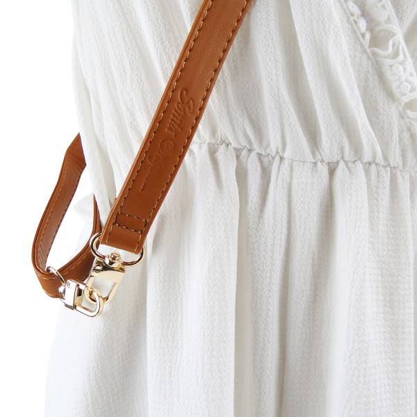 Sonia Originelli Ersatzband Strap PU-Leder zum Umhängen für Handyketten und Taschen Ersatzschnur Neueste Mode
