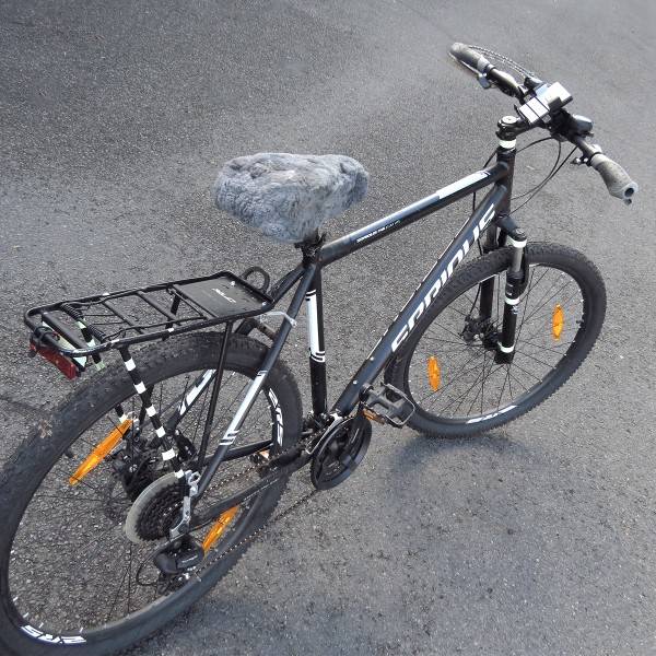 Sonia Originelli Fahrradsitzbezug Baumwolle Lammfell Bike Riemen Zeitlich begrenztes Angebot