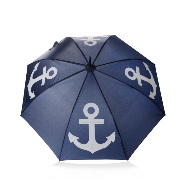 Sonia Originelli Stockschirm "Anker" maritim marine blau Regenschirm Schutz Letzte 2 Tage