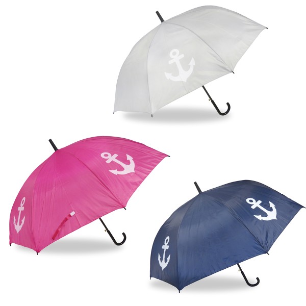 Sonia Originelli Stockschirm "Anker" Regenschirm Schutz Maritim Strand Letzter Tag
