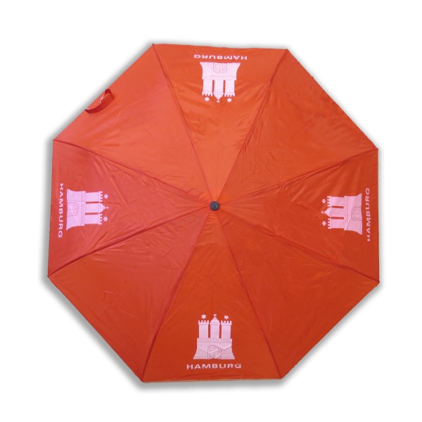 Sonia Originelli Taschenschirm "Hamburg" Regenschirm Schutz Stadt City Nur für heute