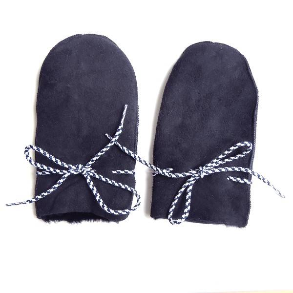 Sonia Originelli Baby Fausthandschuhe Schaf Lammfell Kordel Fäustlinge Kostenloser Versand international