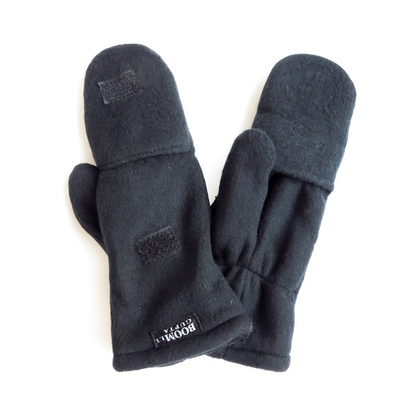 Sonia Originelli Fleecehandschuhe Finger Halbfinger Faustumschlag Winter Auslauf