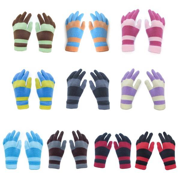 Sonia Originelli Kinderhandschuhe gestreift Kostenloser Versand