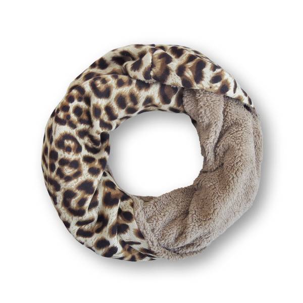 Sonia Originelli Loop "Leo" Schal Kuschelfell Polyester Winter Versandkostenfrei