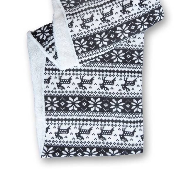 Sonia Originelli Loop "Norweger" Schal Kuschelfell Polyester Winter Großer Ausverkauf