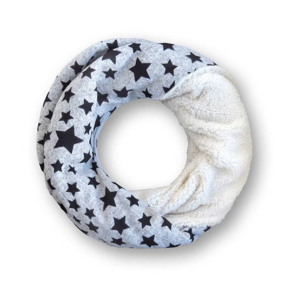 Sonia Originelli Loop "Stern" Schal Kuschelfell Polyester Winter Online Shopping