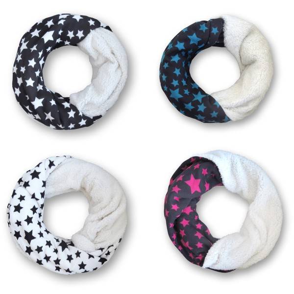 Sonia Originelli Loop "Stern" Schal Kuschelfell Polyester Winter Online Shopping