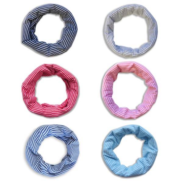Sonia Originelli Loop Schal "Maritim" Gestreift Streifen Sommer Mundschutz Atemschutz Cyber Monday