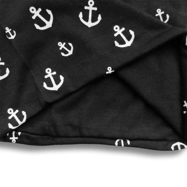 Sonia Originelli Loop Schal "Mini Anker" Maritim Allover Print Sommer Mundschutz Atemschutz Weihnachtsangebot