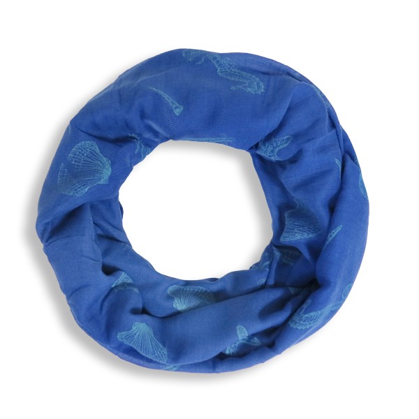 Sonia Originelli Loop Schal "Muschel" Maritim Reliefdruck Sommer Muttertagsangebot