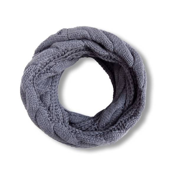 Sonia Originelli Loop Schal Strick Polyacryl Zopfmuster Winter Heißer Verkauf