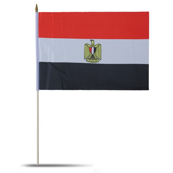 Sonia Originelli 10er Set Fahne Flagge Winkfahne "Ägypten" Egypt Handfahne EM WM Neueste Mode