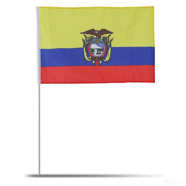Sonia Originelli 10er Set Fahne Flagge Winkfahne "Ecuador" Handfahne EM WM Riesige Ersparnisse