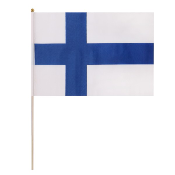 Sonia Originelli 10er Set Fahne Flagge Winkfahne "Finnland" Finland Handfahne EM WM Kostenlose Rückgabe