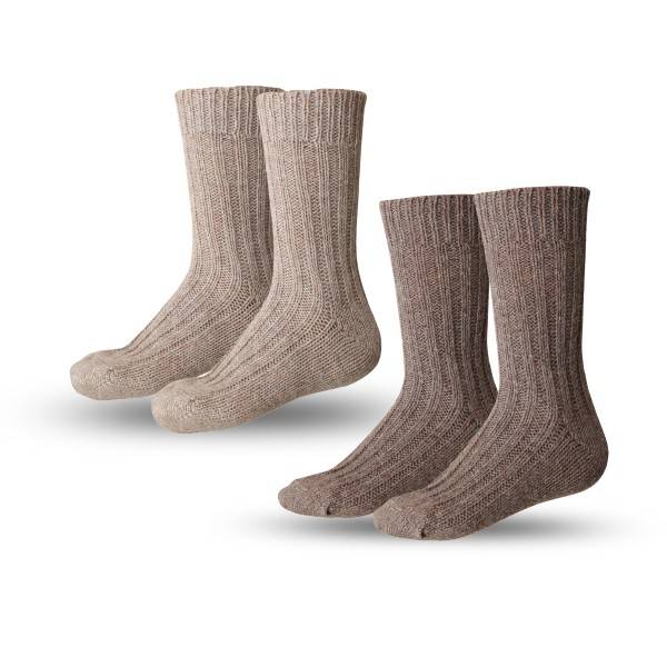 Sonia Originelli 2 Paar Alpakasocken "dick" Alpakawolle Winter Unisex Kostenloser Versand international