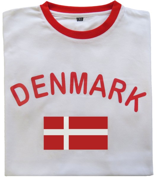 Sonia Originelli Fan-Shirt "Denmark" Unisex Fußball WM EM Herren T-Shirt Exklusive Angebote