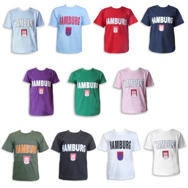 Sonia Originelli Kinder T-Shirt "Hamburg" Classic Wappen Baumwolle Verkauf