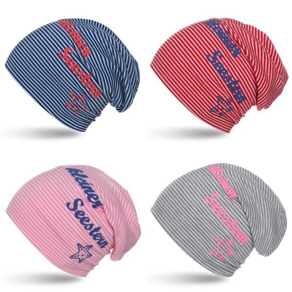 Sonia Originelli Beanie Mütze Kind "Kleiner Seestern" Maritim Streifen Heißer Verkauf